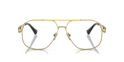 Versace VE1287 1002 Eyeglasses 57mm Gold / Clear Demo Lens