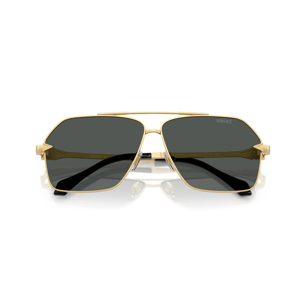 Versace Sunglasses VE2284 100287 63mm Gold / Dark Grey Lens