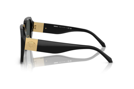 Versace Sunglasses VE4472D GB187 56mm Black / Dark Grey Lens