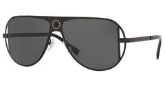 Versace Pilot Sunglasses VE2212 100987 57mm Matte Black / Grey Lens