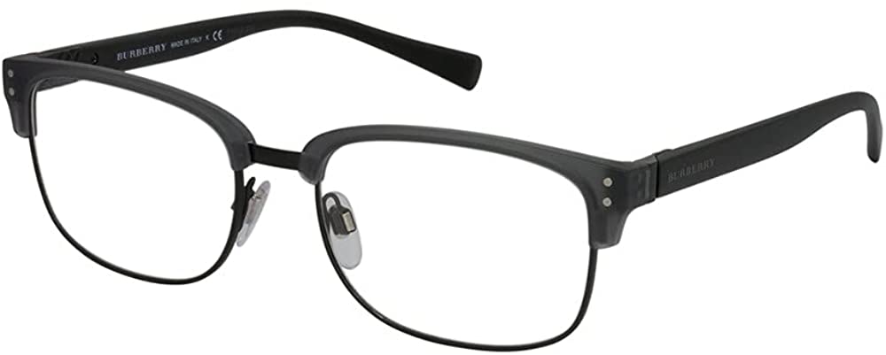 Burberry Eyeglasses BE2253 3640 54mm Matte Grey Matte Black / Demo Lens