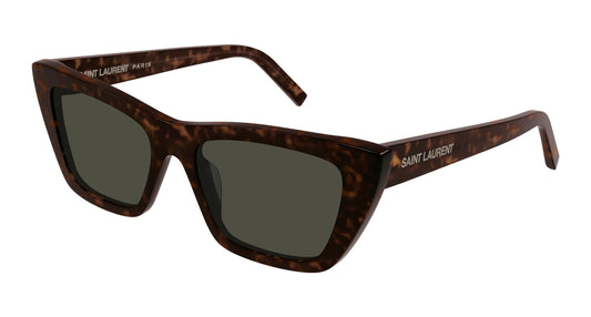 Saint Laurent Sunglasses SL276 MICA 002 53mm Havana / Grey Lens