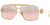 Versace Sunglasses VE2269 10027E 62mm Gold / Light Pink Mirror Gradient Silver