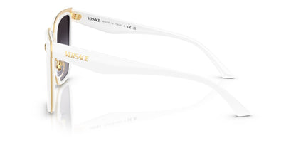 Versace Sunglasses VE2278D 3148G 58mm White / Grey Gradient Lens