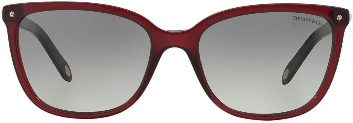 Tiffany &amp; Co Sunglasses TF4105HB 80033C 55mm Dark Red / Grey Gradient Lens