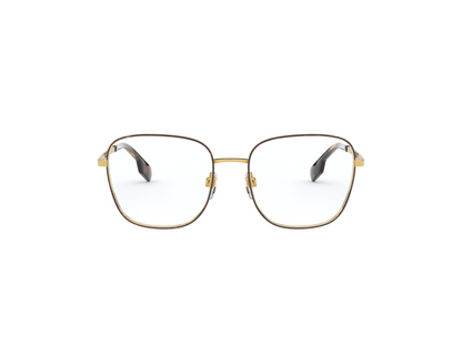 Burberry Eyeglasses BE1347 1308 52mm Gold/Dark Havana / Demo Lens