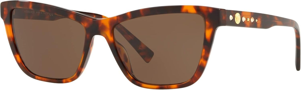 Versace Sunglasses VE4354B 524473 55mm Brown Havana / Brown Lens