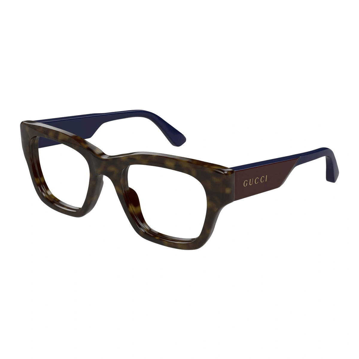 Gucci Eyeglasses GG1669O 006 52mm Havana / Demo Lens