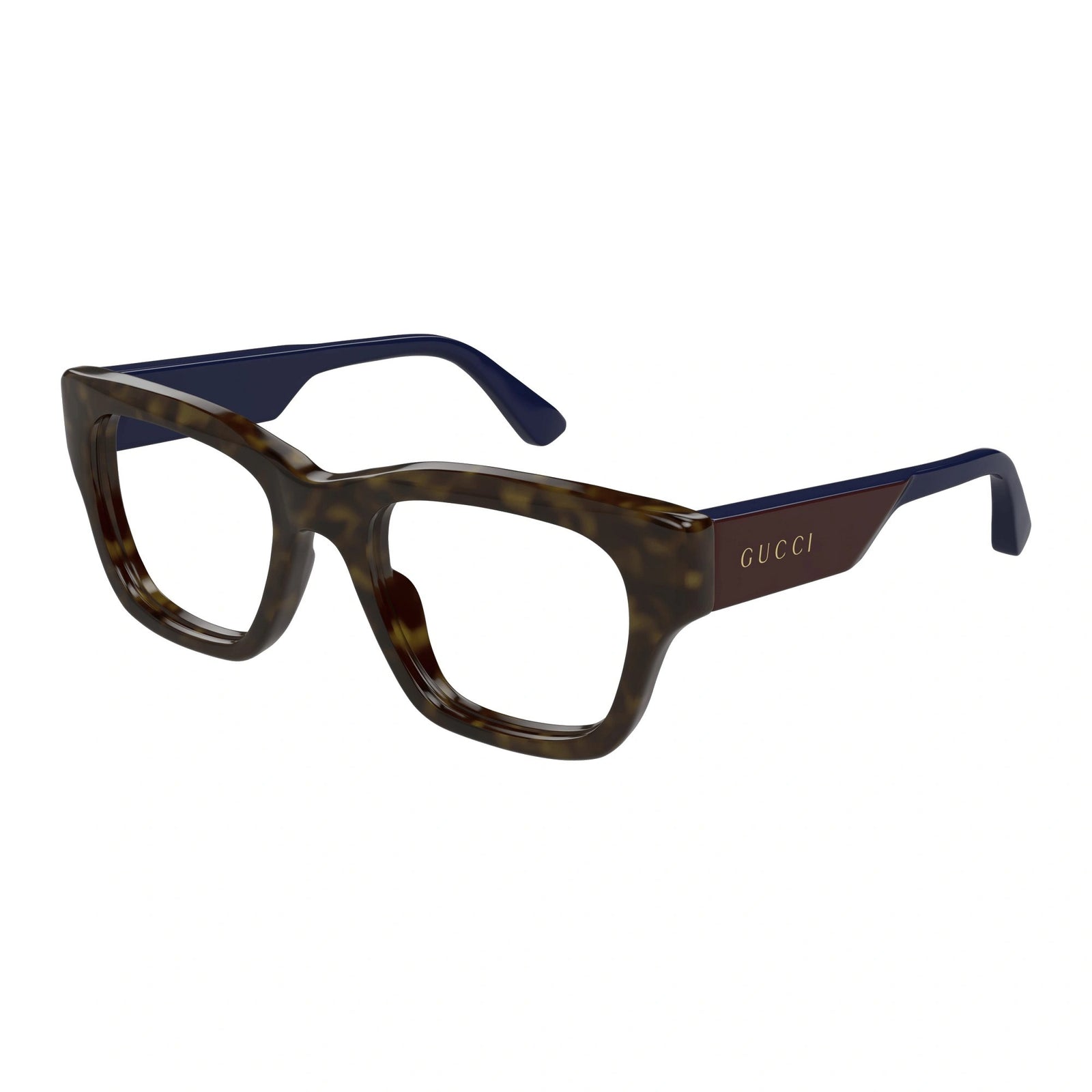 Gucci Eyeglasses GG1669O 006 52mm Havana / Demo Lens