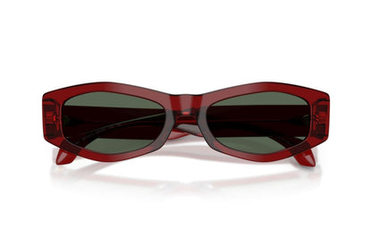 Versace Sunglasses VE4487 551271 54mm Transparent Bordeaux / Dark Green Lens