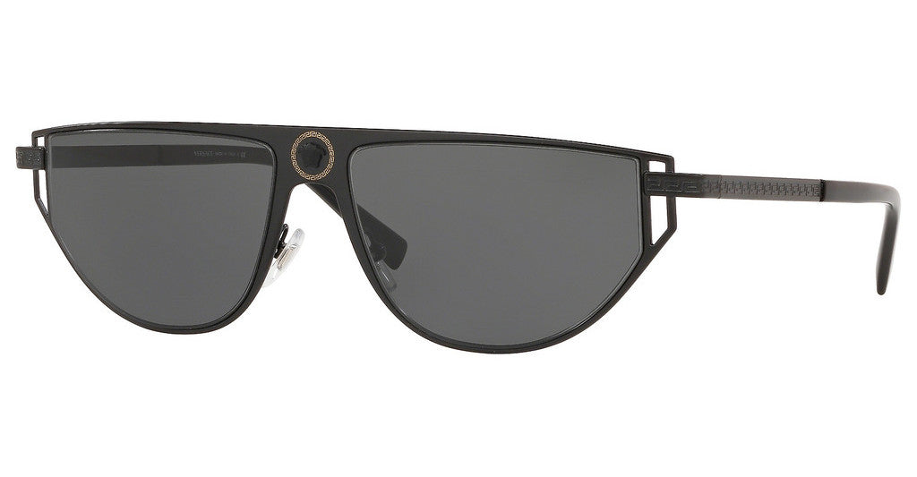 Versace Sunglasses VE2213 100987 57mm Matte Black / Grey Lens