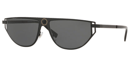 Versace Sunglasses VE2213 100987 57mm Matte Black / Grey Lens