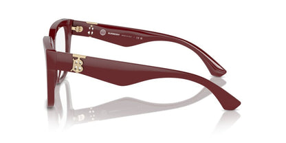 Burberry BE2403 4119 Square Eyeglasses 53mm Bordeaux / Demo Lens