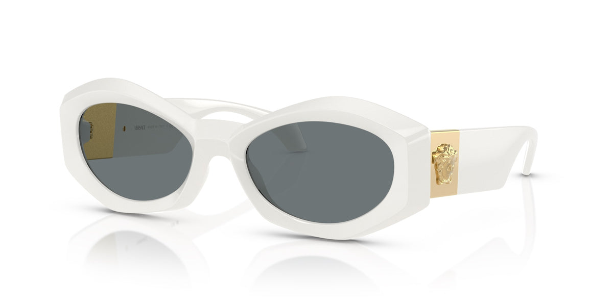 Versace Sunglasses VE4466U 546280 54mm White / Dark Blue Lens