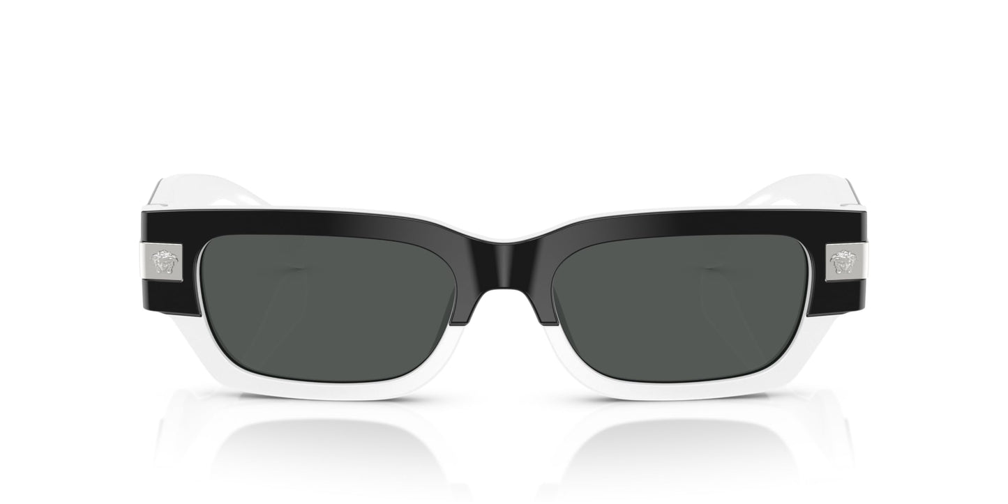 Versace Sunglasses VE4465 545987 53mm Top black white / Dark Gray Lens