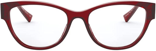 Versace Eyeglasses VE3287 388 53mm Trasparent Red / Demo Lens