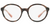 Burberry Round Eyeglasses BE2254F 3624 53mm Spotted Brown [53-19-140]