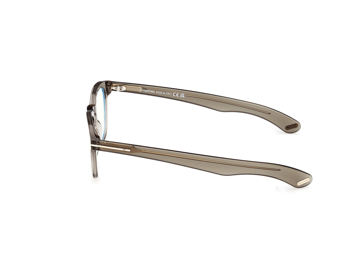 Tom Ford Eyeglasses FT5976-B 093 47mm Shiny Light Green / Blue filter Lens