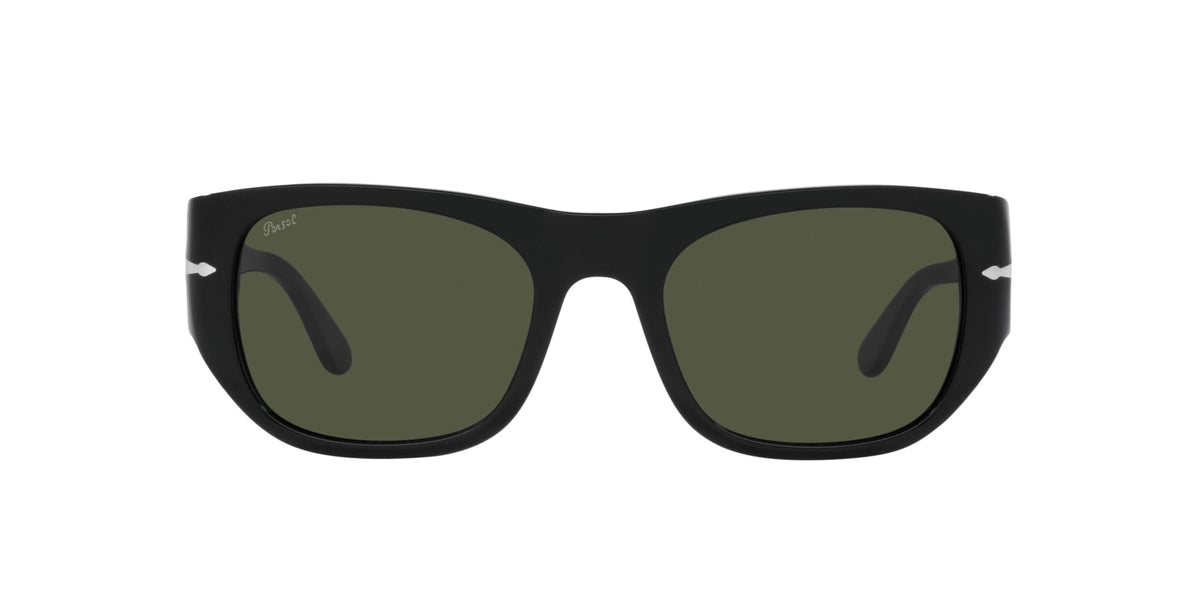 Persol Sunglasses PO3308S 95/31 54mm Black / Green Lens