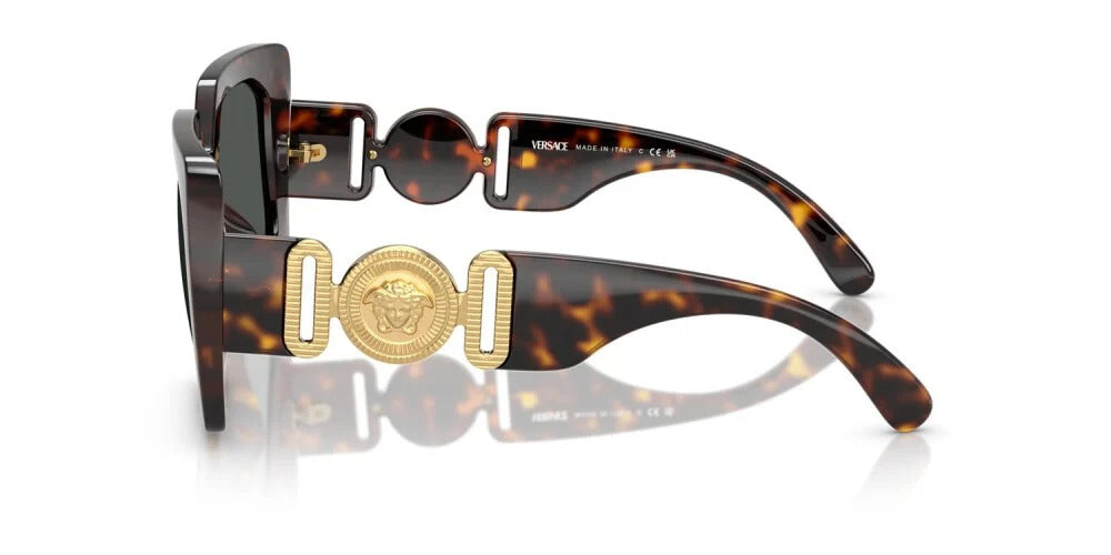 Versace Sunglasses VE4478U 108/87 55mm Havana / Dark Grey Lens