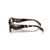 Prada Sunglasses PRA05S 16O10C 53mm Black Malt Tortoise / Yellow Lens