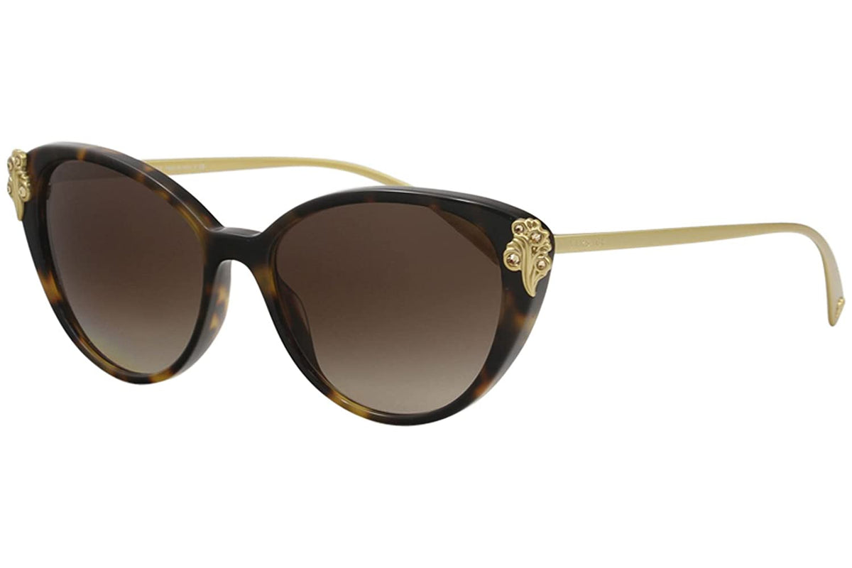 Versace Sunglasses VE4351B 5267/13 55mm Havana-Gold / Brown Gradient Lens