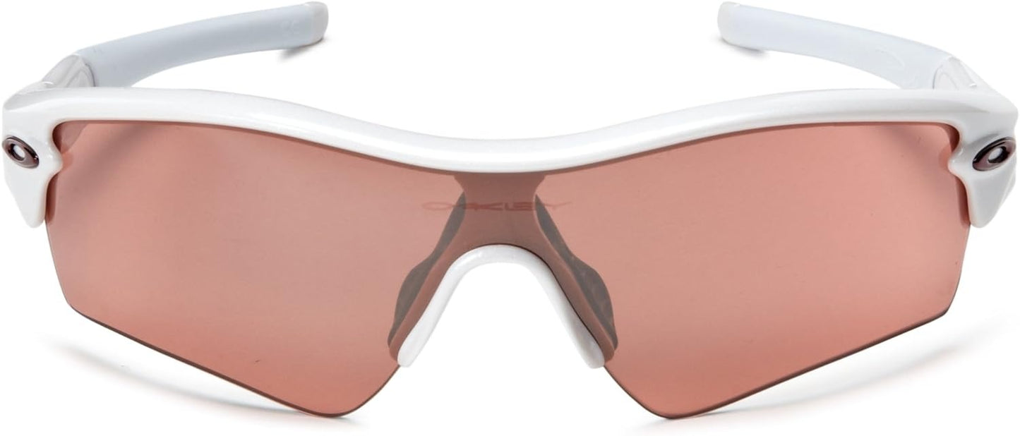 Oakley OO9057 RADAR PATH 9703 Sunglasses White / Light Pink Mirror Lens