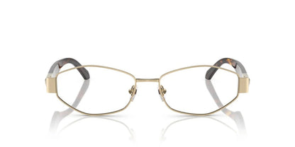 Versace VE1298 1252 Eyeglasses 53mm Havana Gold / Clear Demo Lens