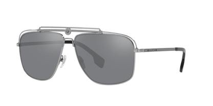 Versace Sunglasses VE2242 10016G 61mm Gunmetal / Black Mirror Lens