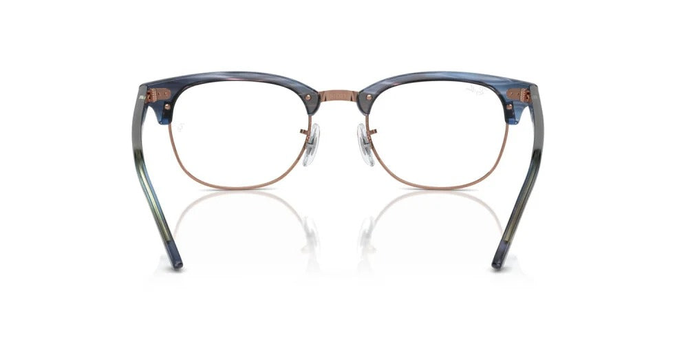 Ray-Ban RX5154 8374 Eyeglasses 53mm Striped Blue / Clear Demo Lens