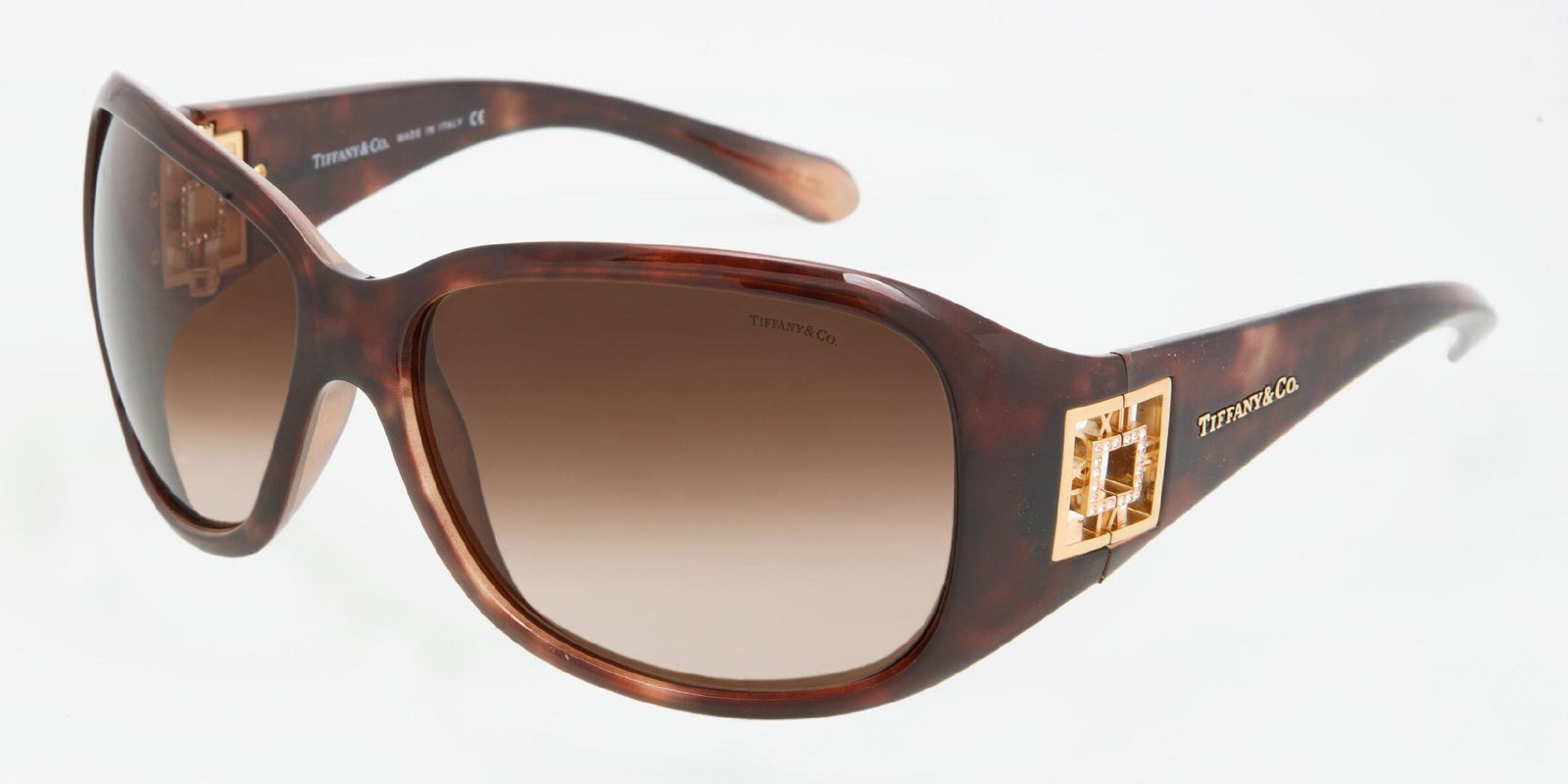 Tiffany & Co Sunglasses TF4021B 80323B 64mm Tortoise/ Brown Gradient Lens