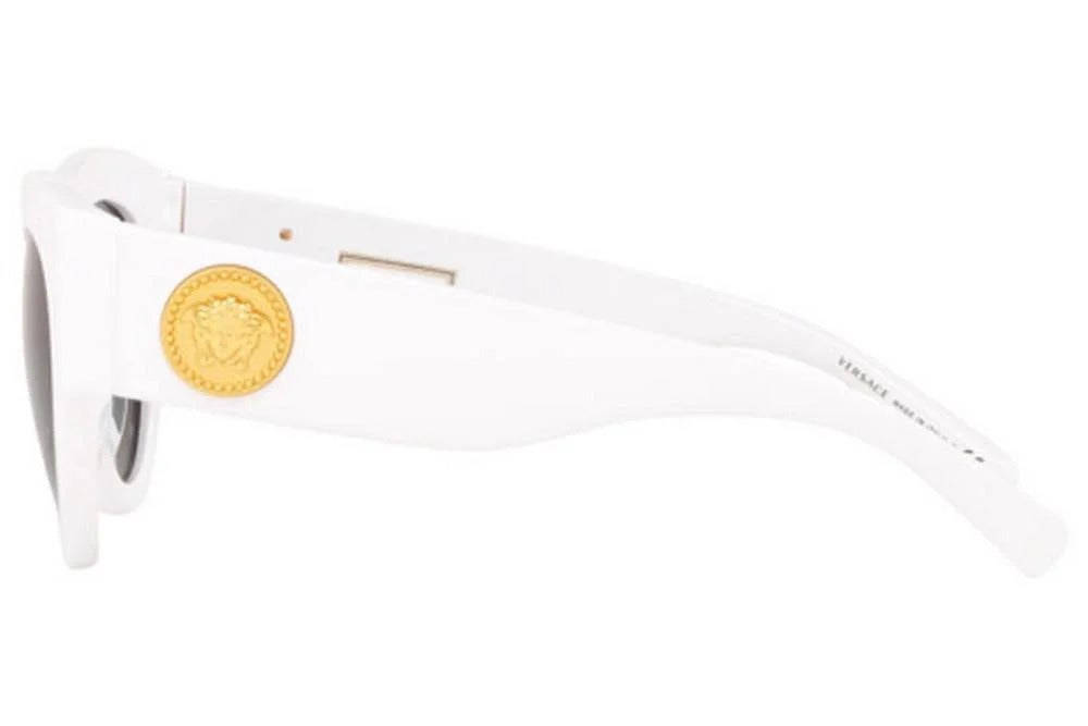 Versace Sunglasses VE4380B 40187 54mm White / Dark Grey Lens