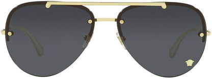 Versace Sunglasses VE2231 100287 60mm Gold / Dark Grey Lens