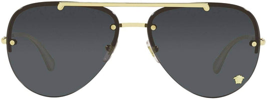 Versace Sunglasses VE2231 100287 60mm Gold / Dark Grey Lens