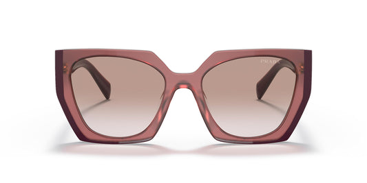 Prada Sunglasses PR15WS 1221L0 54mm Opal Garnet / Gradient Brown Lens
