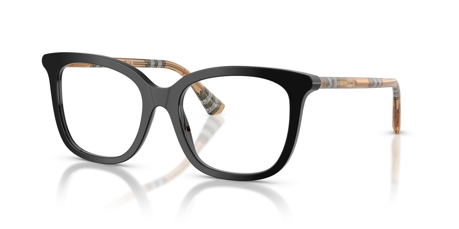 Burberry BE2430 4161 Eyeglasses 53mm Black / Clear Demo Lens