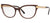 Versace Eyeglasses VE3270Q 5300 52mm Transparent Brown Crystal / Demo Lens