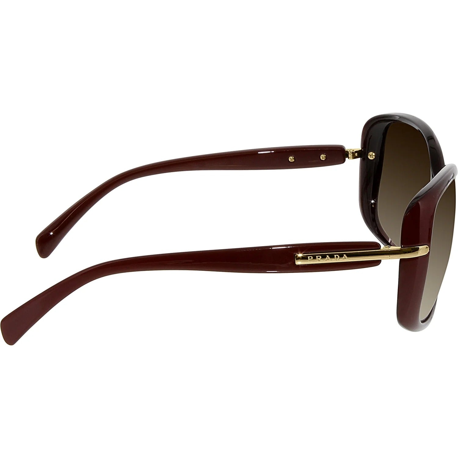 Prada Sunglasses PR08OS IAD6S1 57mm Bordeaux / Dark Red Brown Gradient Lens
