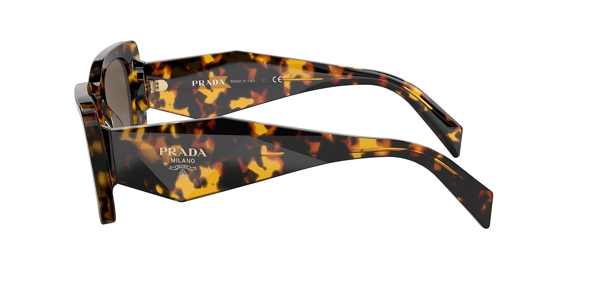 Prada Sunglasses PR08YS 01V8C1 51mm Havana Honey / Dark Brown Lens