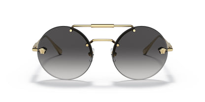 Versace Sunglasses VE2244 10028G 56mm Gold / Grey Gradient Lens