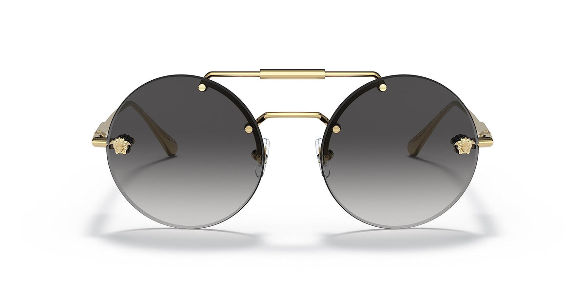 Versace Sunglasses VE2244 10028G 56mm Gold / Grey Gradient Lens