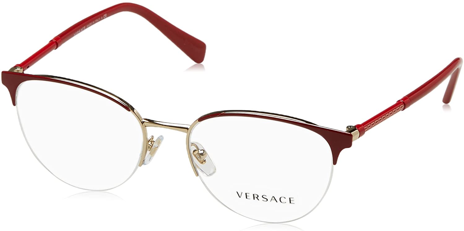 Versace Eyeglasses VE1247 1408 52mm Red / Demo Lens