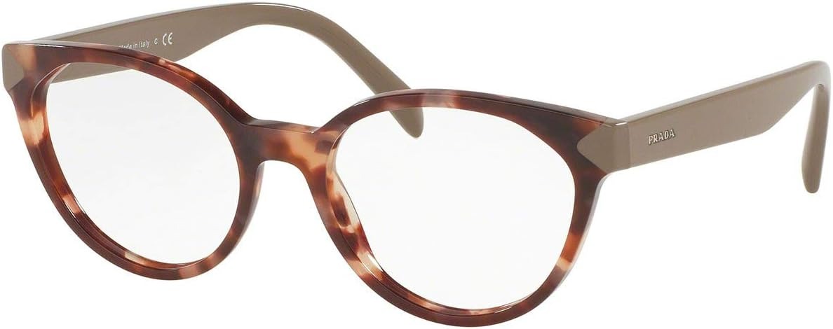 Prada Eyeglasses PR01TV UE01O1 51mm Havana / Demo Lens