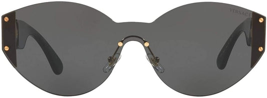 Versace Sunglasses VE2224 GB1-87 46mm Gold / Dark Grey Lens