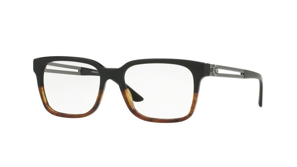 Versace Eyeglasses VE3218 5177 53mm Black Havana / Demo Lens