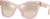 Versace Sunglasses VE4417U 53394E 56mm Transparent Pink / Brown Mirror Lens