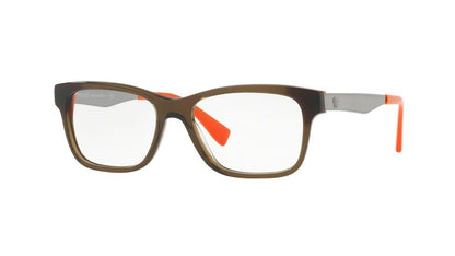Versace Eyeglasses VE3245 5235 55mm Transparent Green-Orange / Demo Lens