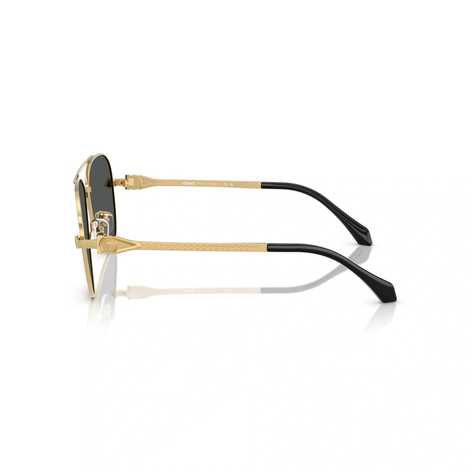 Versace Sunglasses VE2283 100287 61mm Gold / Dark Grey Lens