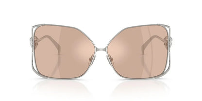 Versace Sunglasses VE2288 1001/5 62mm Silver / Light Pink Mirror Silver Lens
