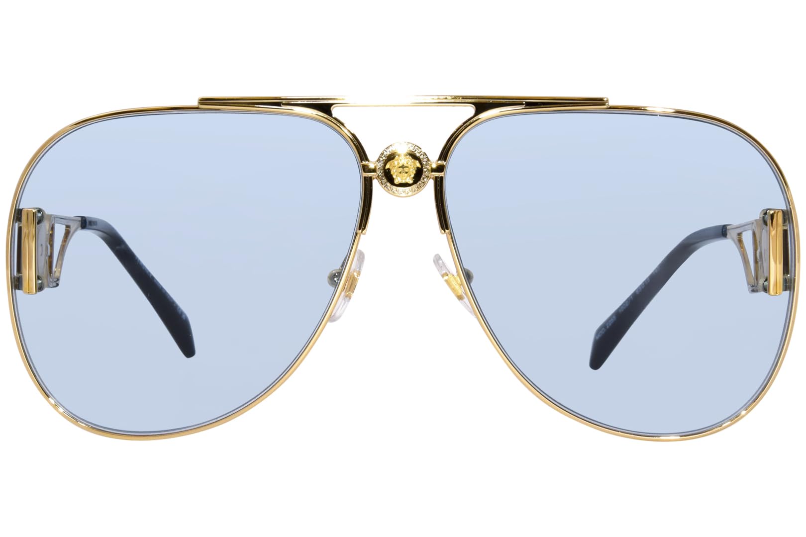 Versace Sunglasses VE2255 10021 63mm Gold / Light Blue Lens